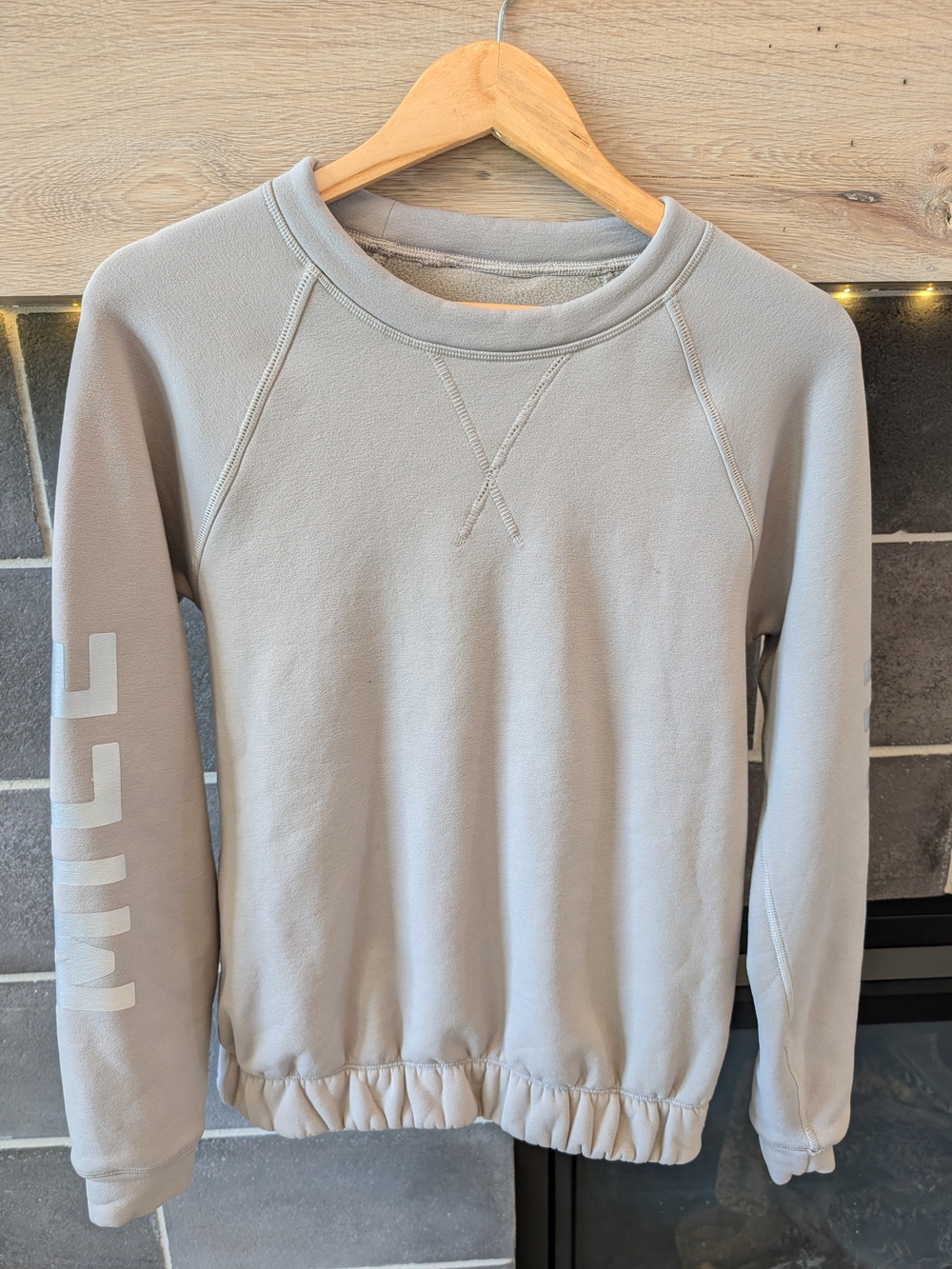 lululemon athletica Crewneck Sweatshirt in Light Gray